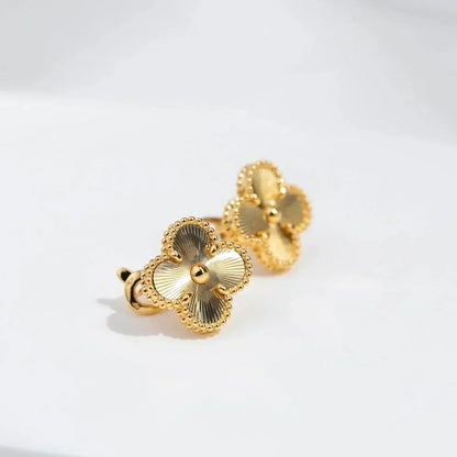 [Together]CLOVER MEDIUM 1 MOTIFS LASER EARRINGS