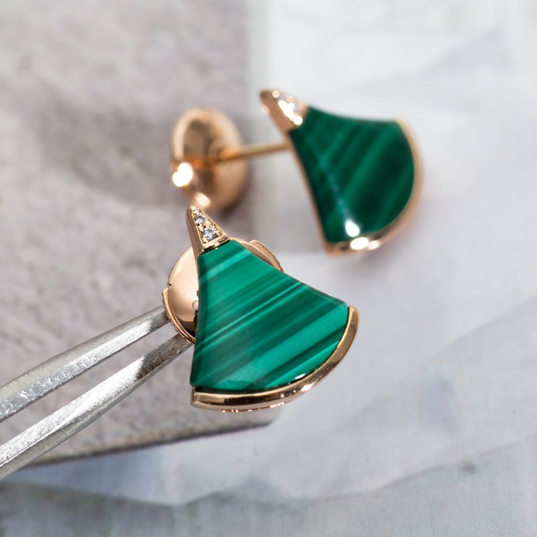 [Together Jewelry]DIVAS DREAM EARRINGS PINK GOLD