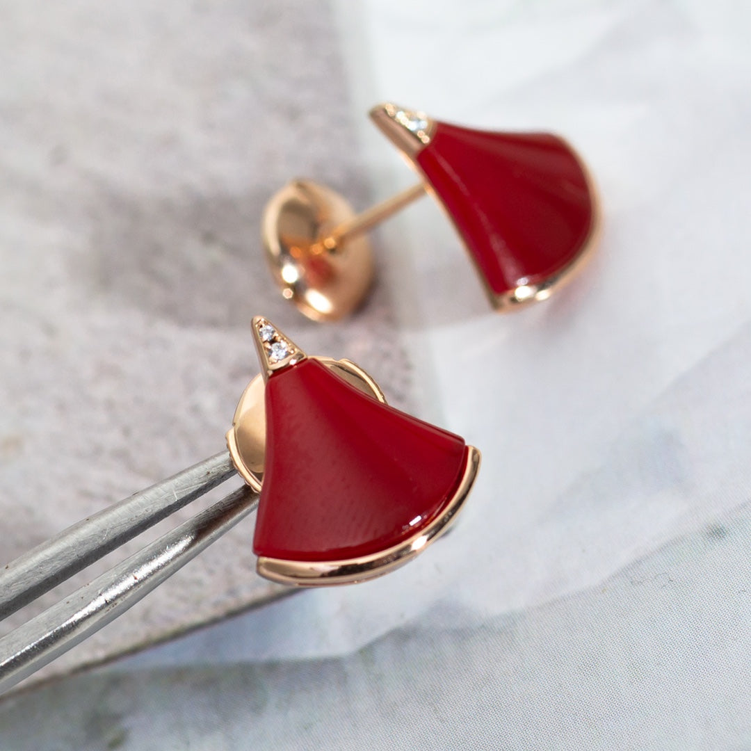[Together Jewelry]DIVAS DREAM EARRINGS PINK GOLD