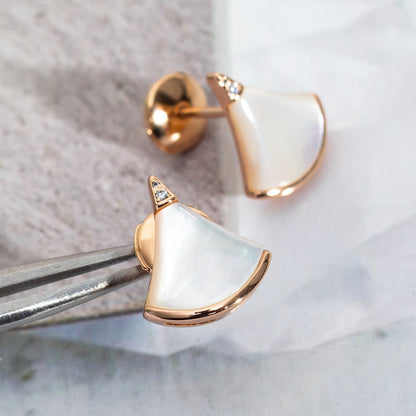 [Together Jewelry]DIVAS DREAM EARRINGS PINK GOLD