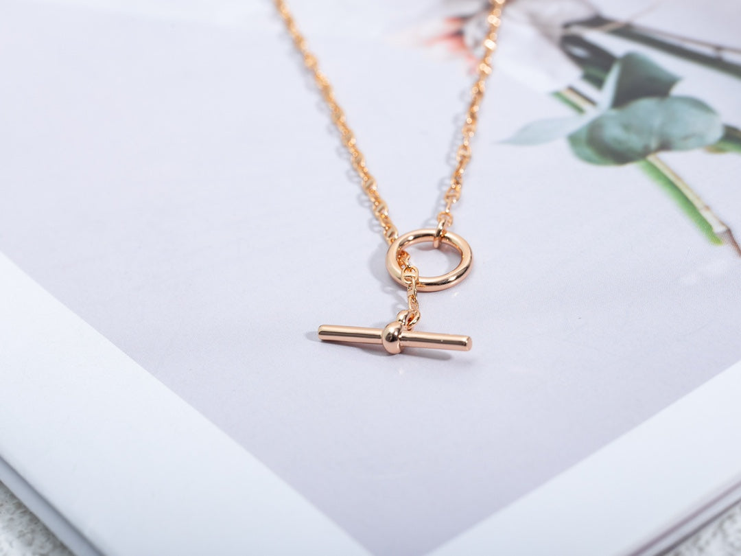 [Together Jewelry]ECHAPPEE NECKLACE PINK GOLD