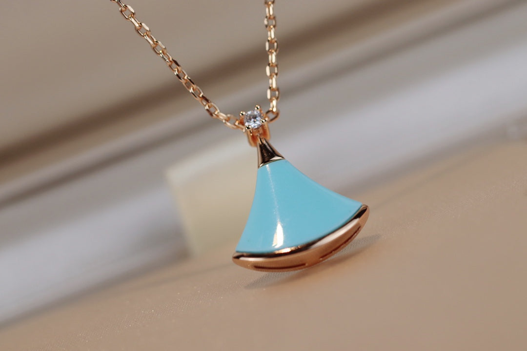 [Together Jewelry]DREAM NECKLACE TURQUOISE PINK GOLD