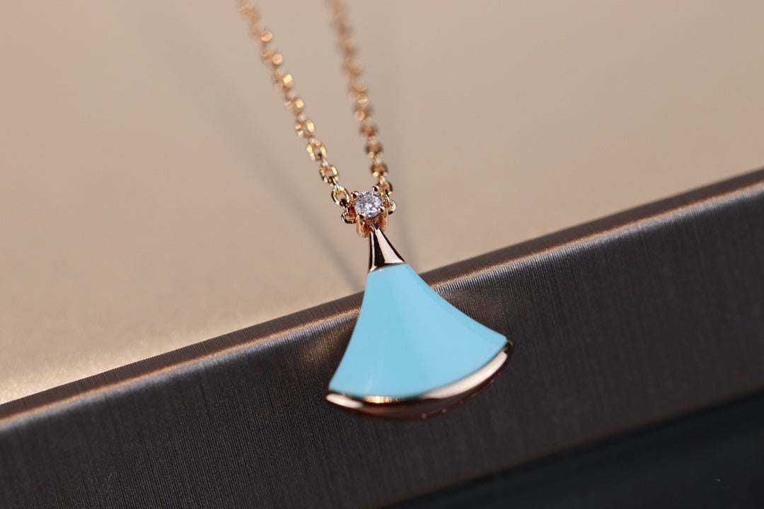[Together Jewelry]DREAM NECKLACE TURQUOISE PINK GOLD