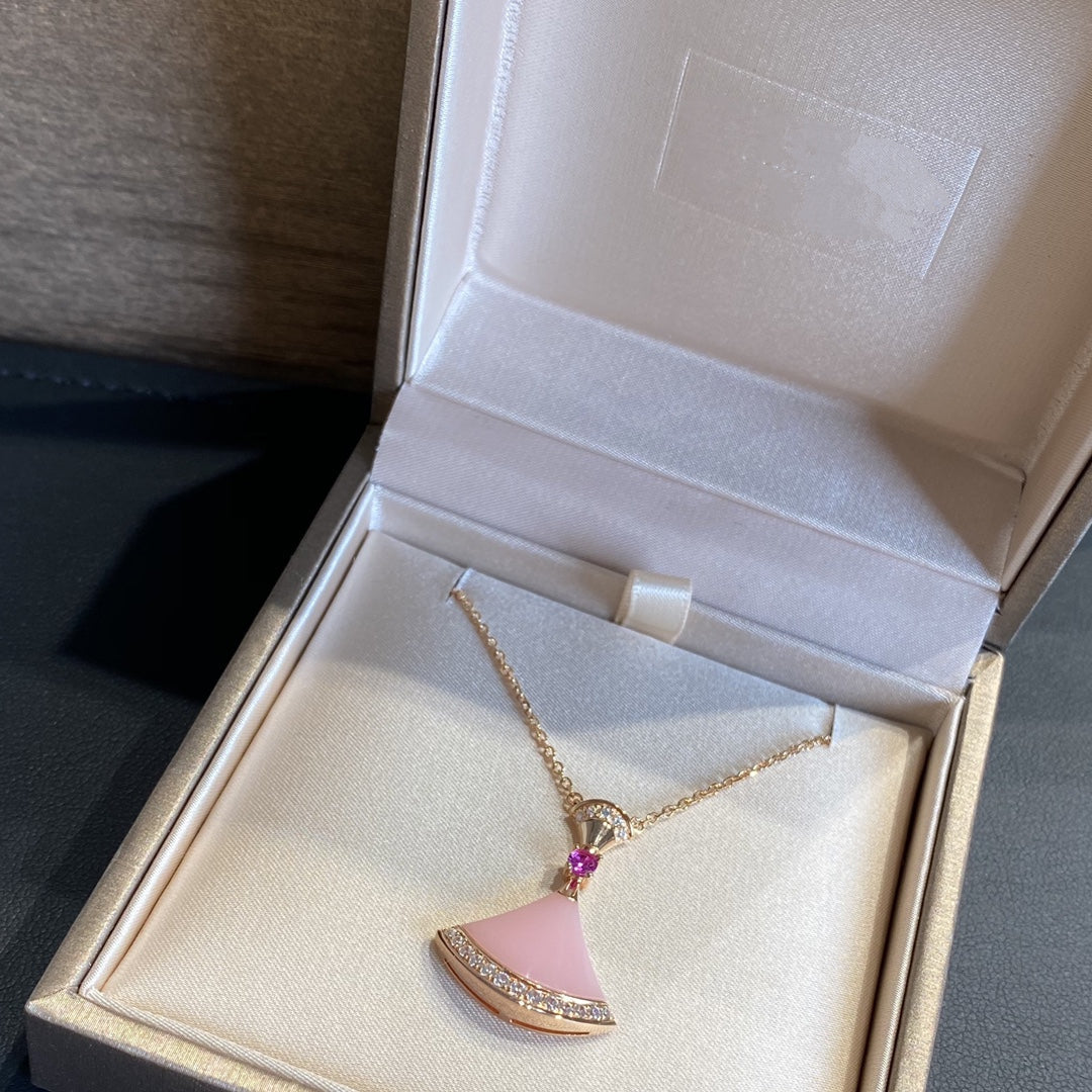 [Together Jewelry]DREAM NECKLACE PINK OPAL