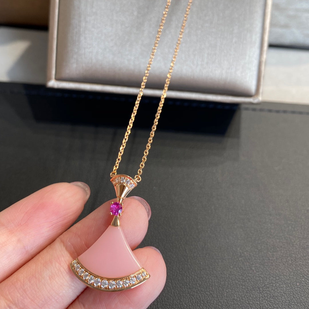 [Together Jewelry]DREAM NECKLACE PINK OPAL