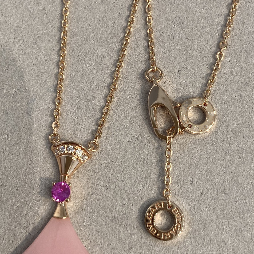 [Together Jewelry]DREAM NECKLACE PINK OPAL