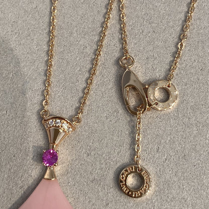[Together Jewelry]DREAM NECKLACE PINK OPAL