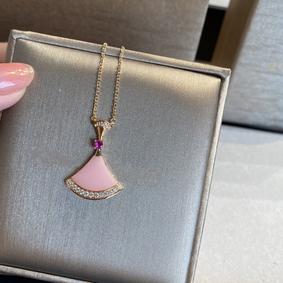 [Together Jewelry]DREAM NECKLACE PINK OPAL