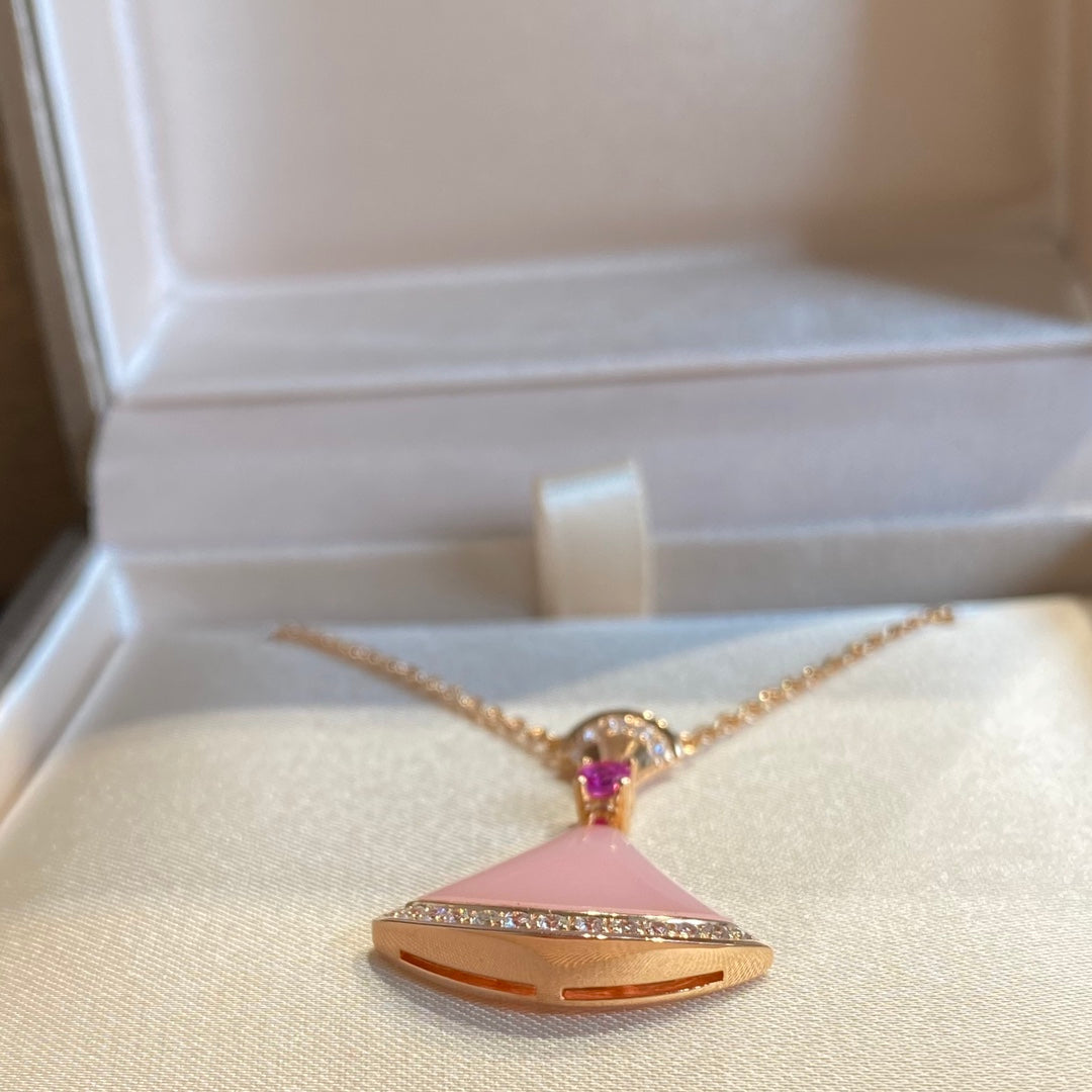 [Together Jewelry]DREAM NECKLACE PINK OPAL