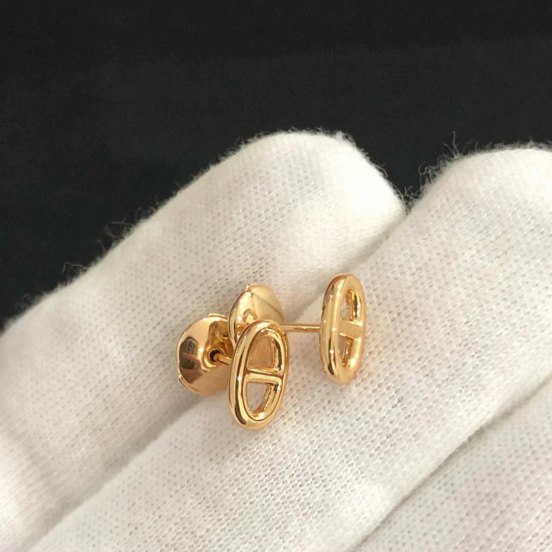 [Together Jewelry]CHAINE SMALL EARRINGS GOLD AND SILVER