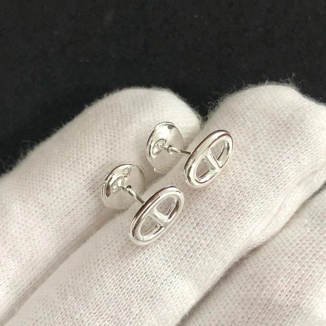 [Together Jewelry]CHAINE SMALL EARRINGS GOLD AND SILVER