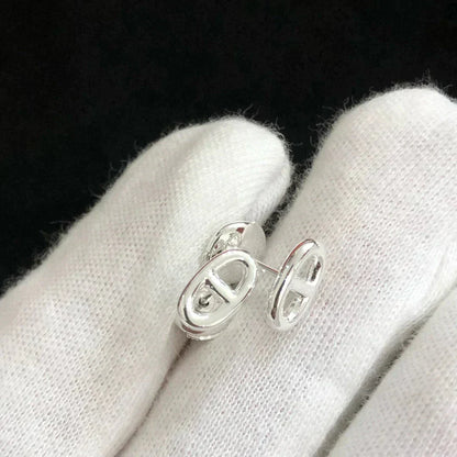 [Together Jewelry]CHAINE SMALL EARRINGS GOLD AND SILVER