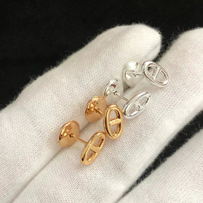 [Together Jewelry]CHAINE SMALL EARRINGS GOLD AND SILVER