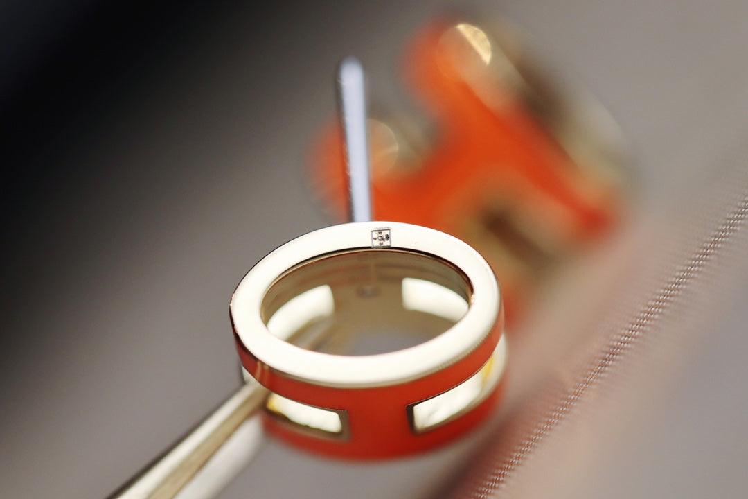 [Together Jewelry]MINI POP H EARRINGS ORANGE