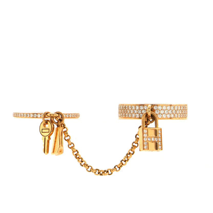 [Together Jewelry]HM KELLY CLOCHETTE DOUBLE RING IN  WITH DIAMONDS