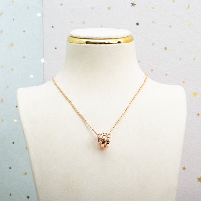 [Together Jewelry]SERPENTI PINK GOLD NECKLACE DIAMOND