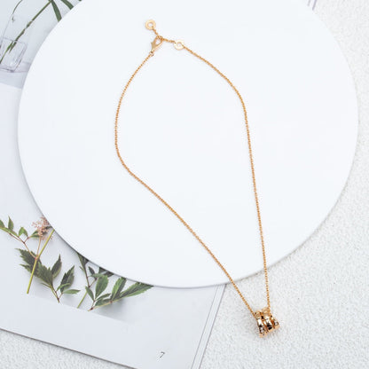 [Together Jewelry]SERPENTI PINK GOLD NECKLACE DIAMOND