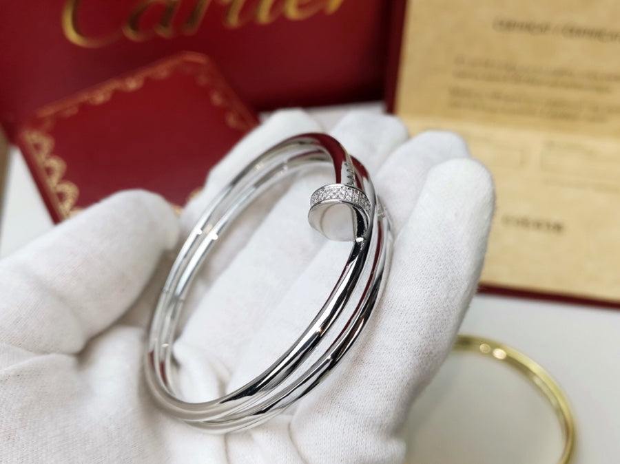 [Together Jewelry]JUSTE BRACELET 3.5MM DOUBLE ROW DIAMOND