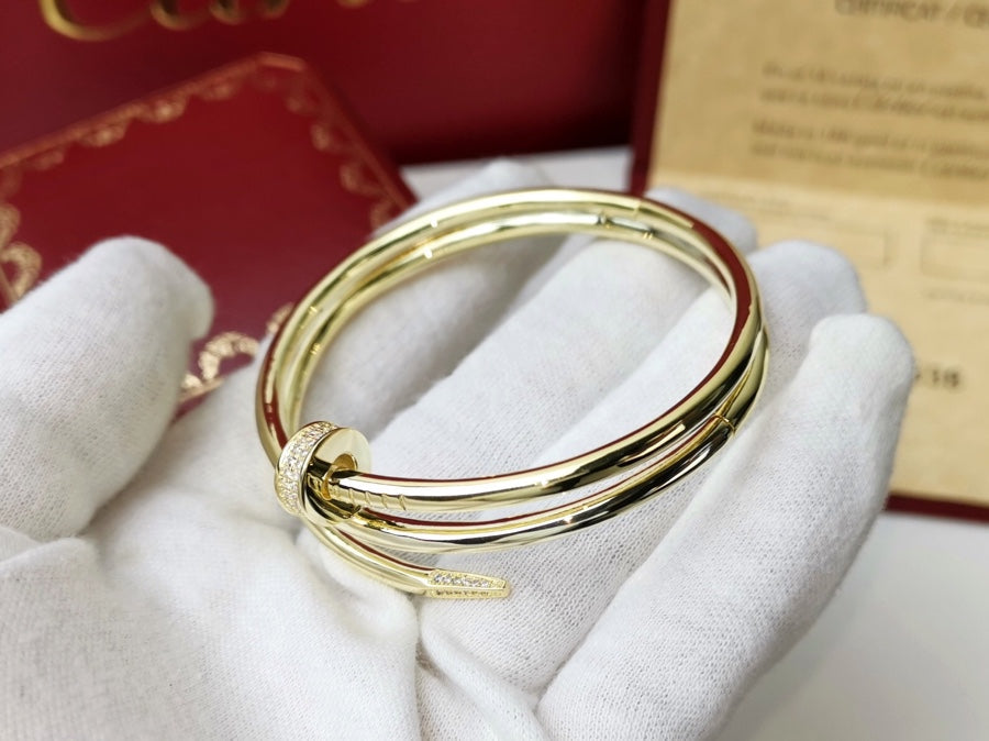 [Together Jewelry]JUSTE BRACELET 3.5MM DOUBLE ROW DIAMOND