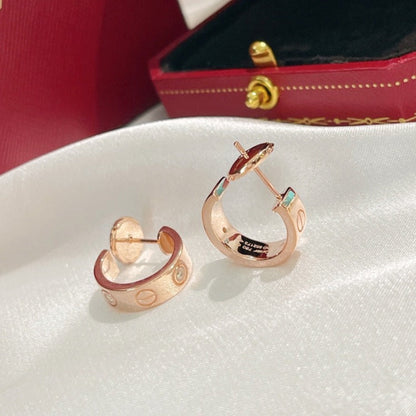 [Together Jewelry]LOVE EARRINGS 5.7MM 2 DIAMONDS