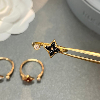 [Together Jewelry]STAR 1 DIAMOND OPEN RING