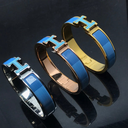 [Together Jewelry]H BRACELET BLUE RAINBOW CERAMIC