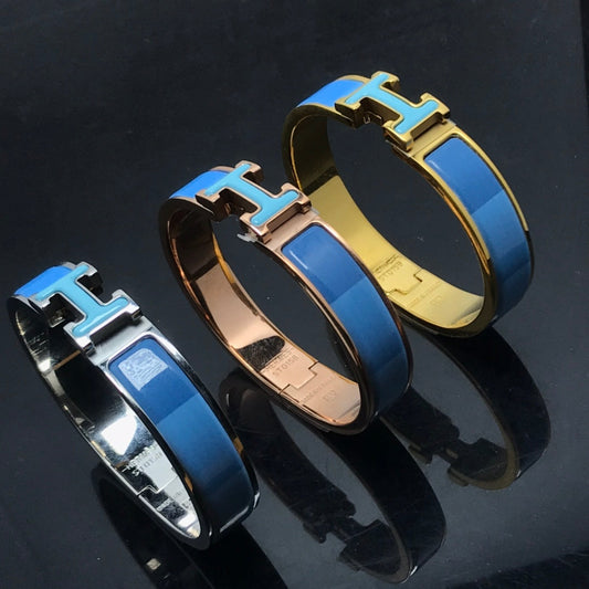 [Together Jewelry]H BRACELET BLUE RAINBOW CERAMIC