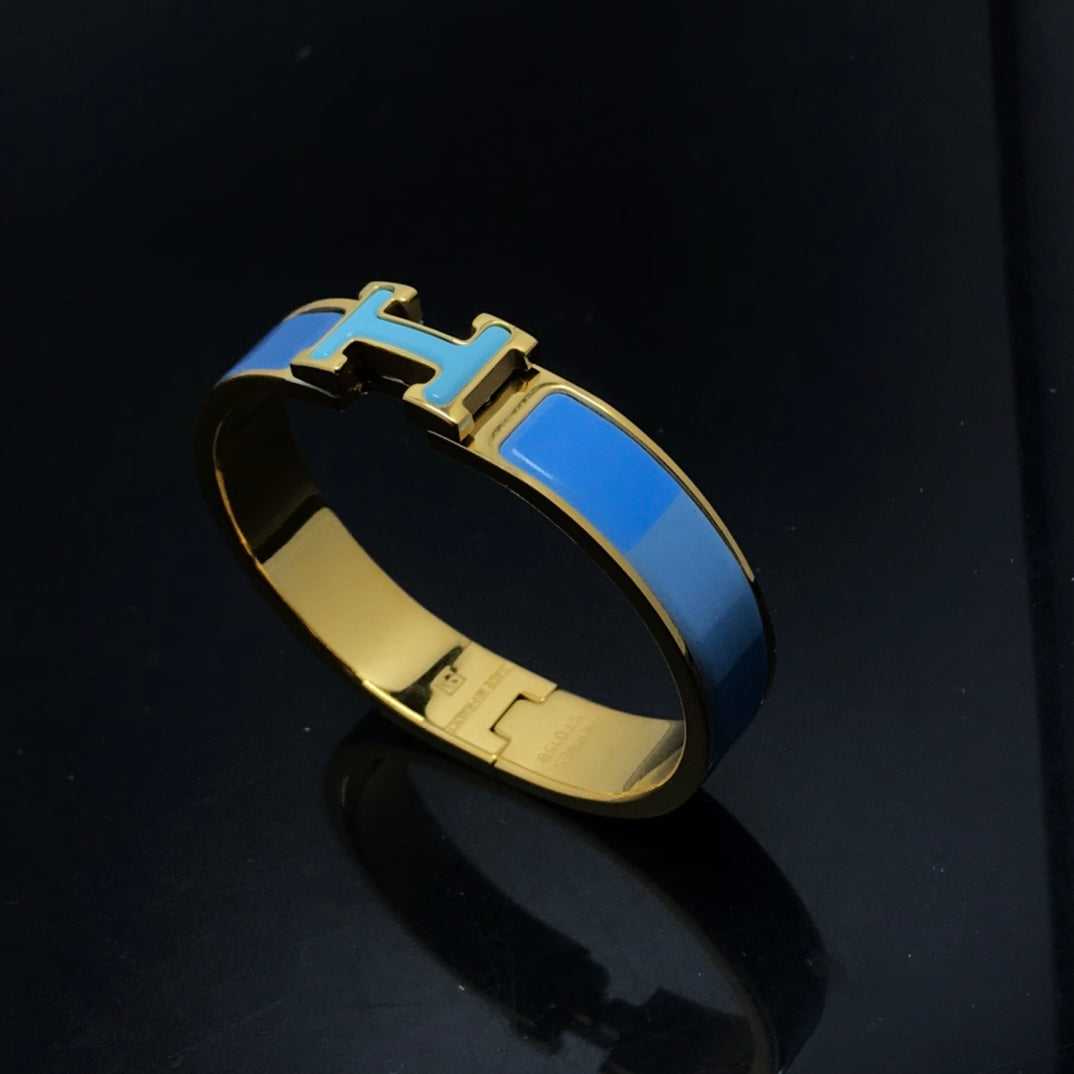 [Together Jewelry]H BRACELET BLUE RAINBOW CERAMIC