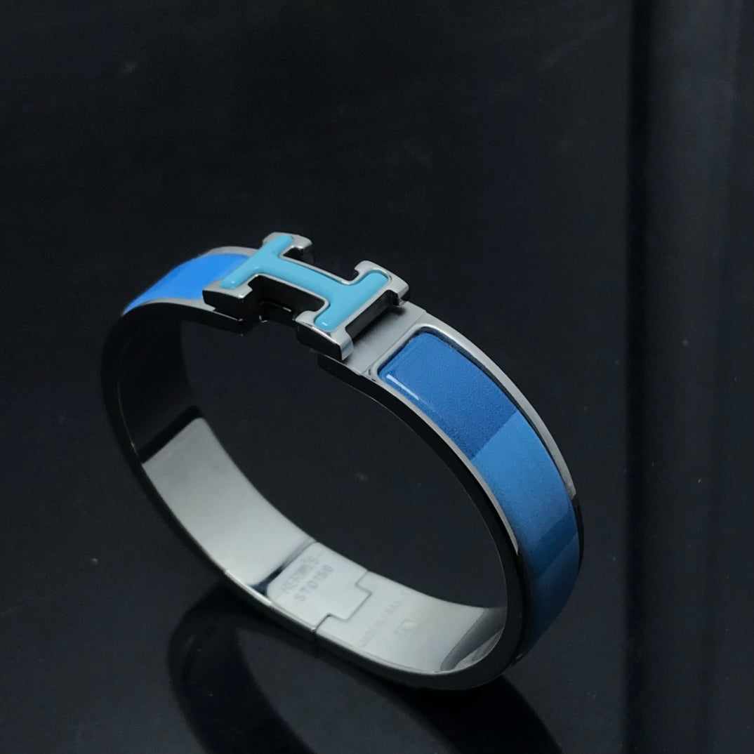 [Together Jewelry]H BRACELET BLUE RAINBOW CERAMIC