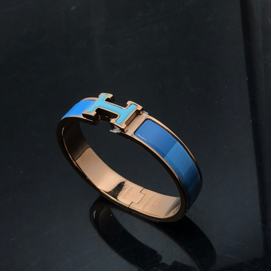 [Together Jewelry]H BRACELET BLUE RAINBOW CERAMIC