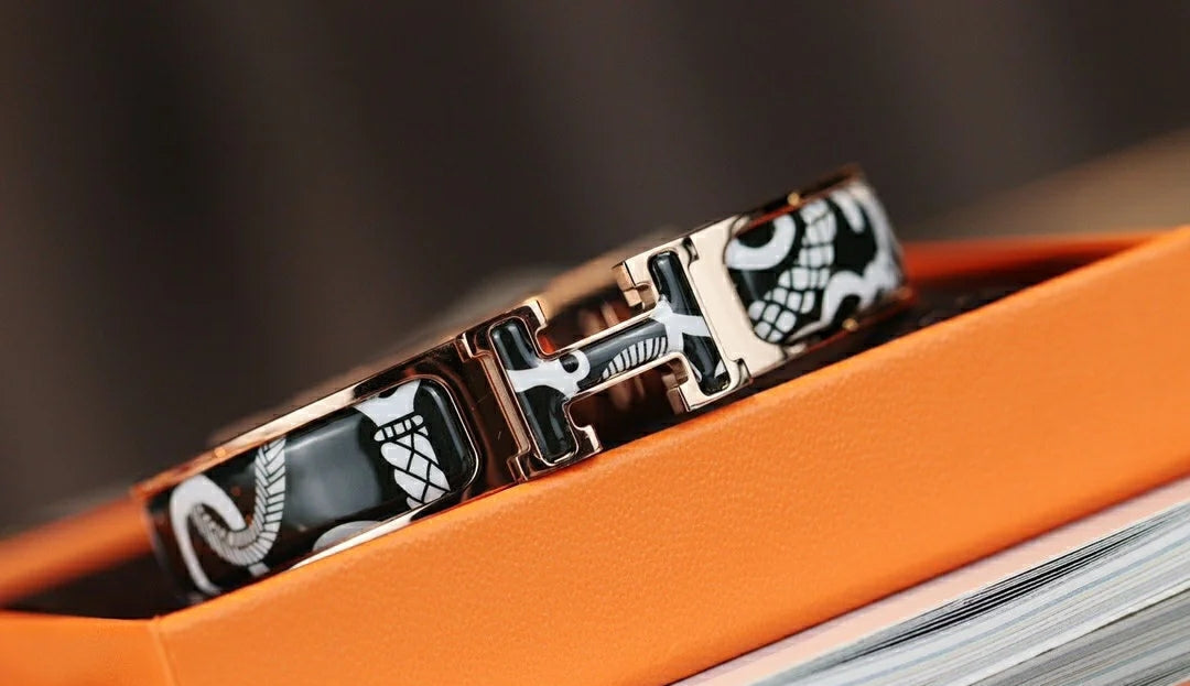 [Together Jewelry]H TARTAN BRACELET 12MM