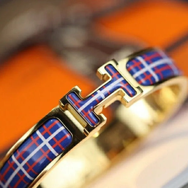[Together Jewelry]H TARTAN BRACELET 12MM