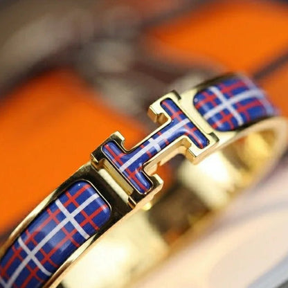 [Together Jewelry]H TARTAN BRACELET 12MM