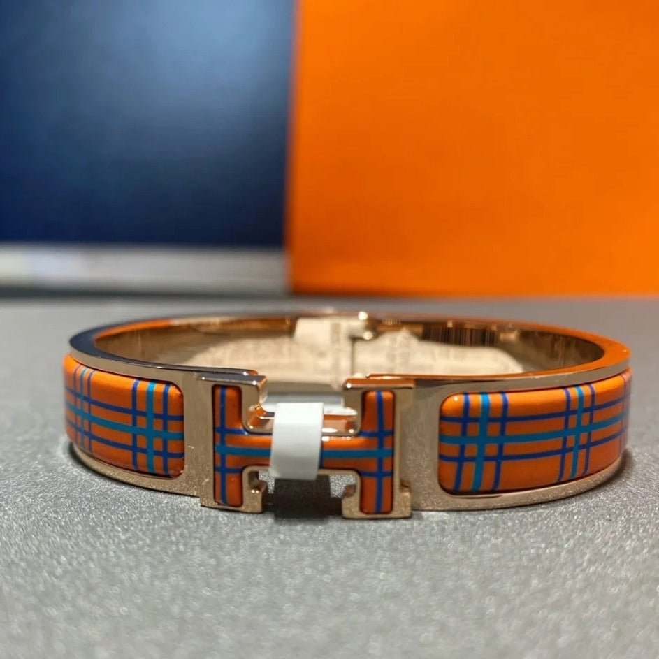 [Together Jewelry]H TARTAN BRACELET 12MM