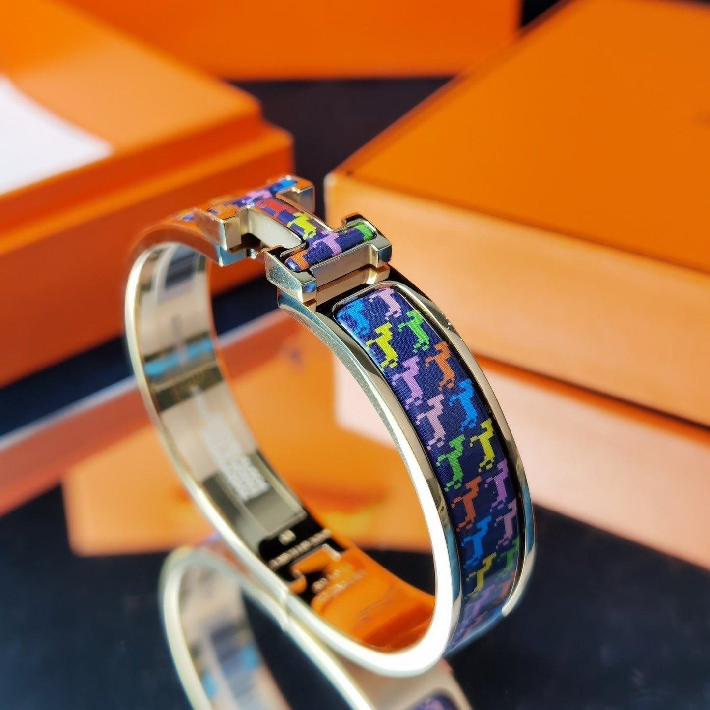 [Together Jewelry]H HORSE BRACELET 12MM