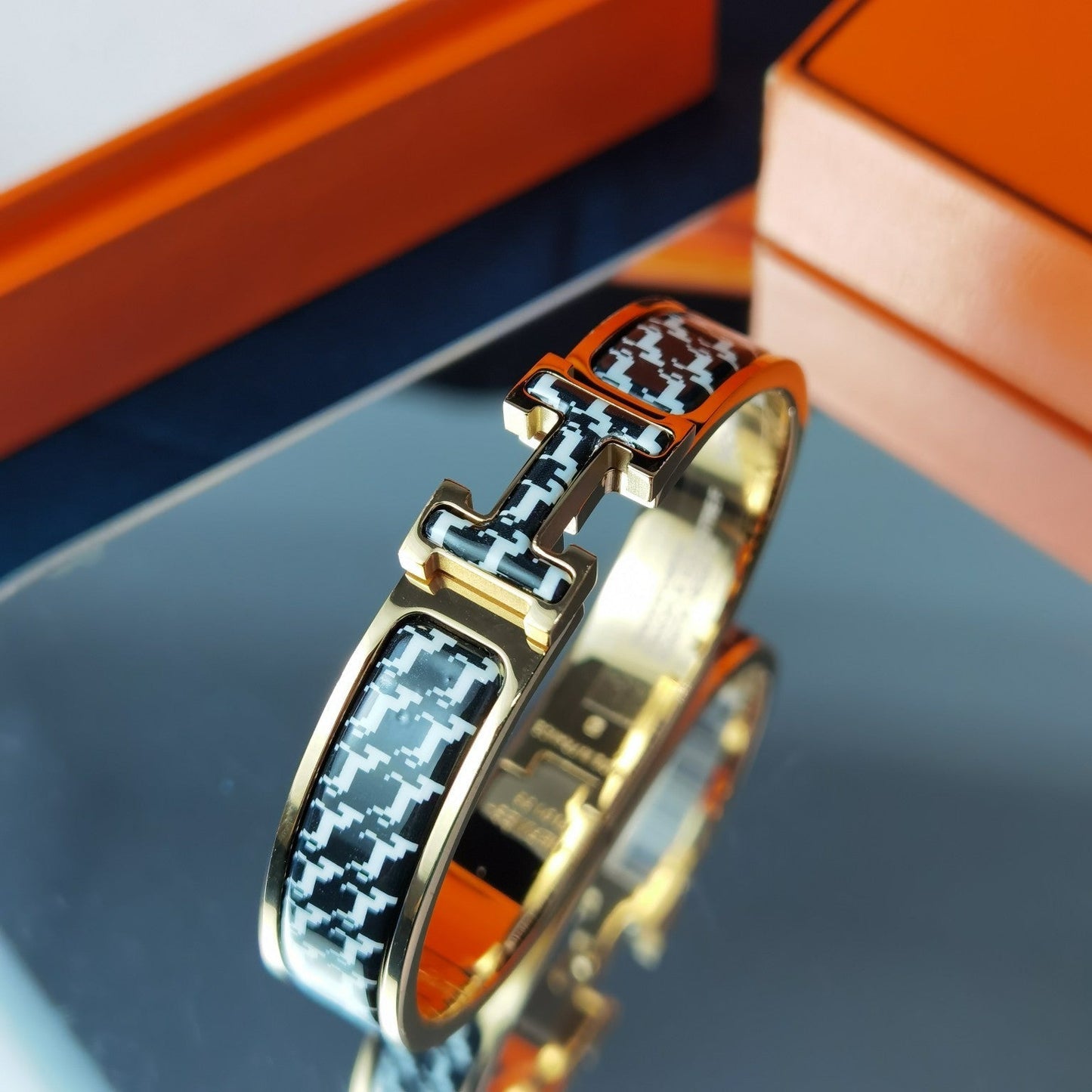 [Together Jewelry]H HORSE BRACELET 12MM