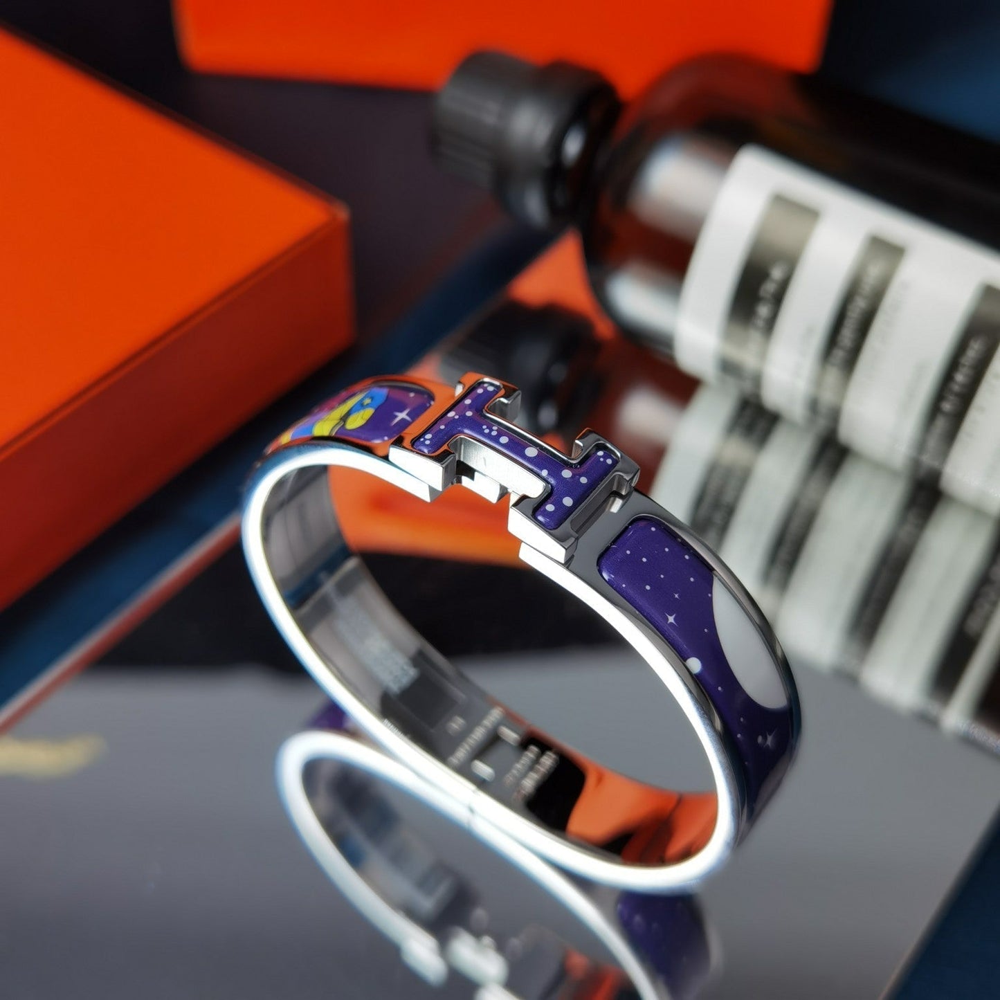 [Together Jewelry]H STAR AND MOON BRACELET 12MM