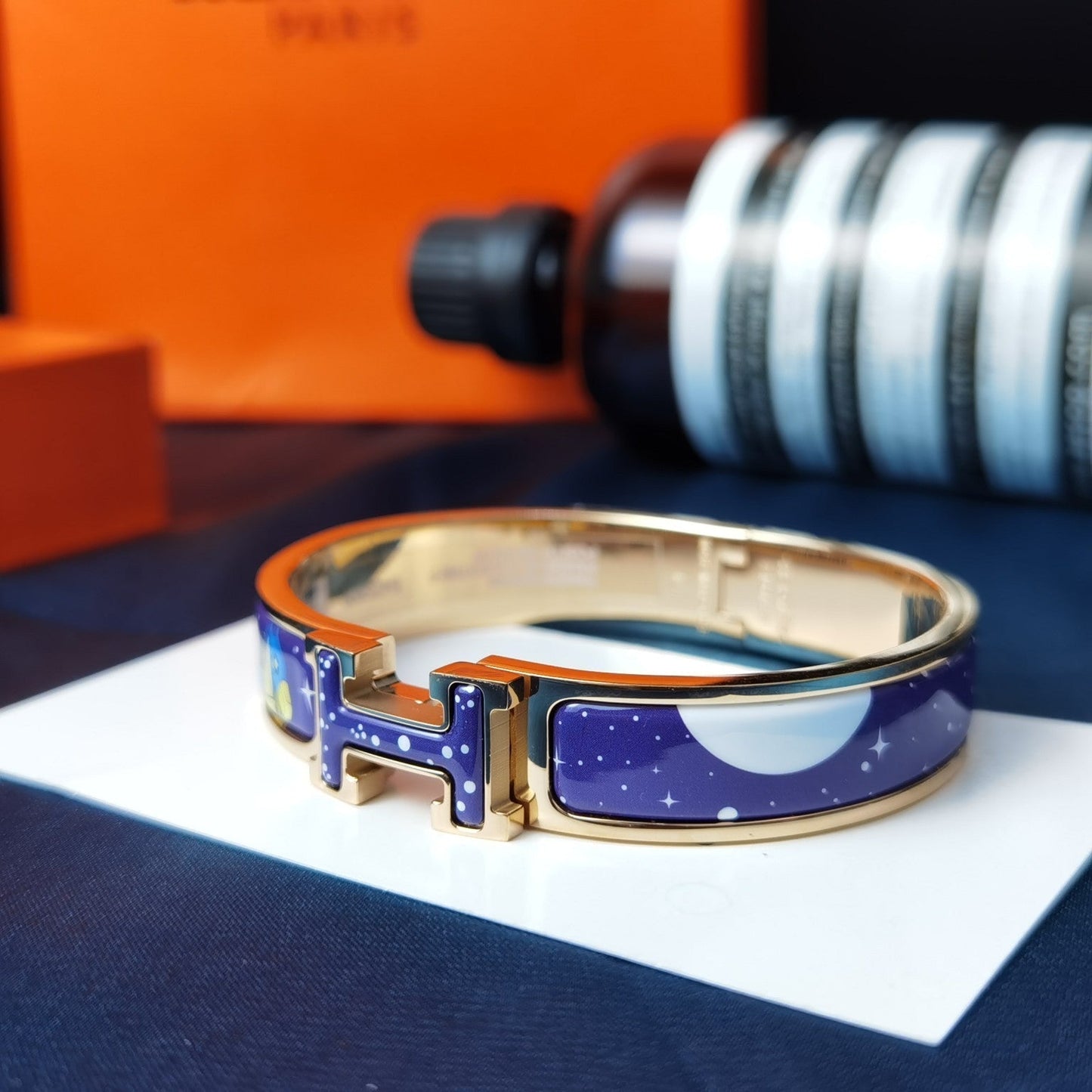 [Together Jewelry]H STAR AND MOON BRACELET 12MM