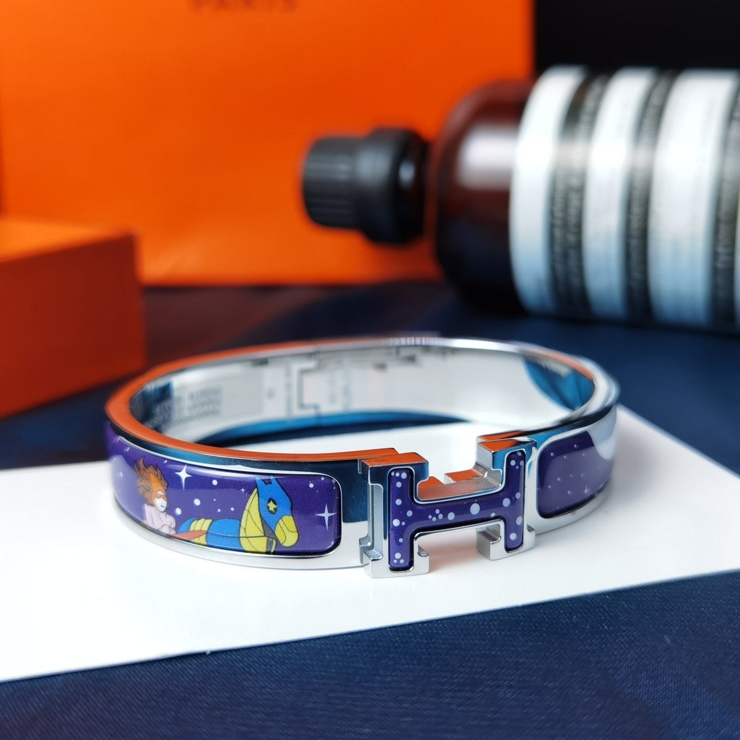 [Together Jewelry]H STAR AND MOON BRACELET 12MM
