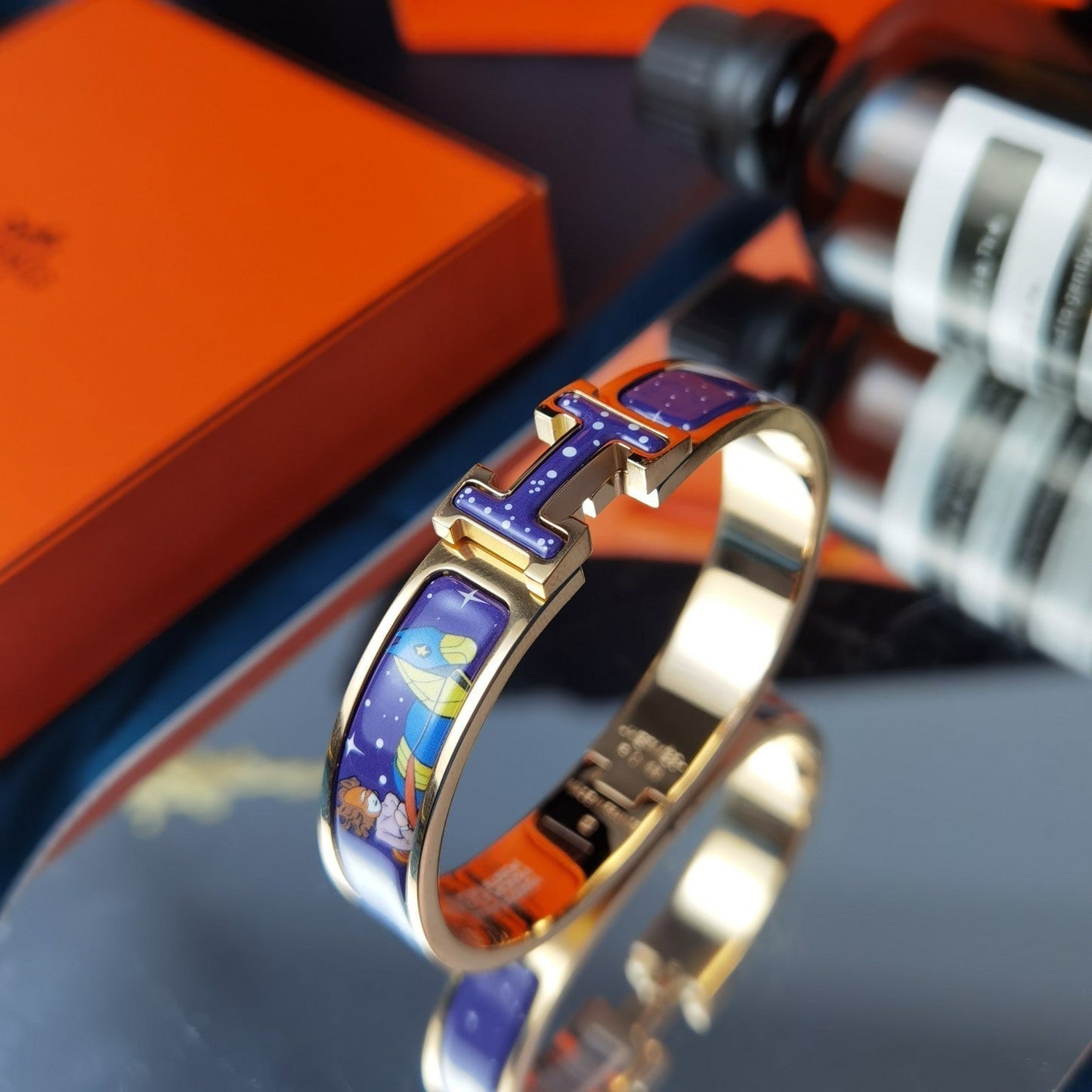 [Together Jewelry]H STAR AND MOON BRACELET 12MM