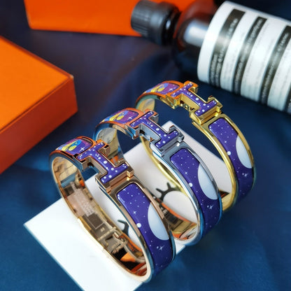 [Together Jewelry]H STAR AND MOON BRACELET 12MM