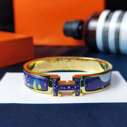 [Together Jewelry]H STAR AND MOON BRACELET 12MM