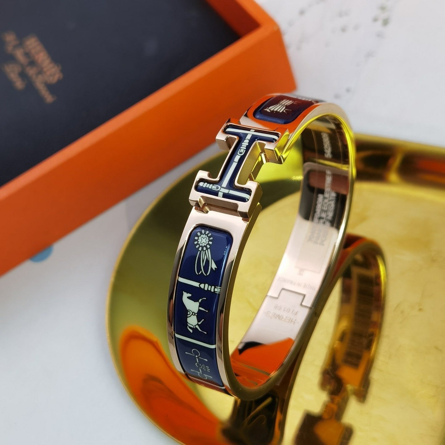 [Together Jewelry]H COUVERTURES DARK BLUE BRACELET