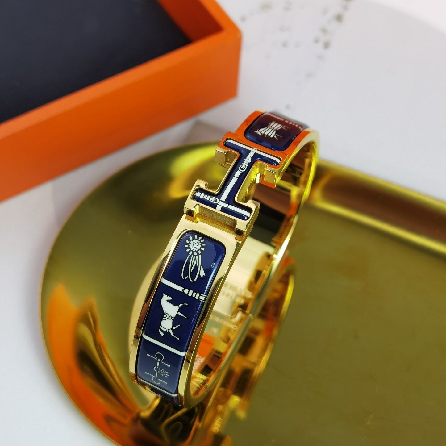[Together Jewelry]H COUVERTURES DARK BLUE BRACELET