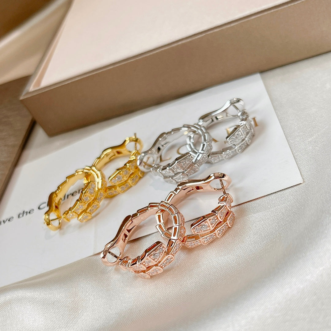[Together Jewelry]SERPENTI EARRINGS DIAMOND