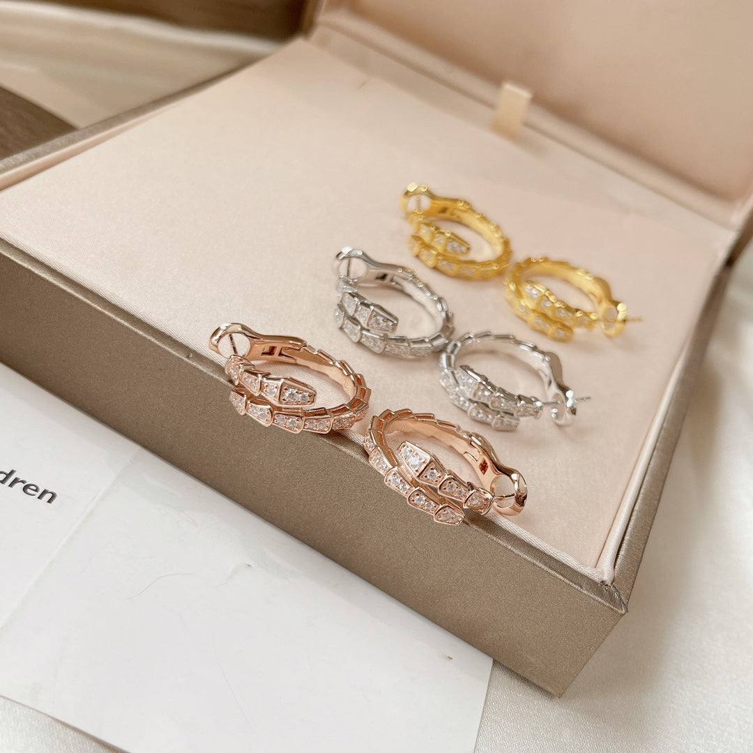 [Together Jewelry]SERPENTI EARRINGS DIAMOND