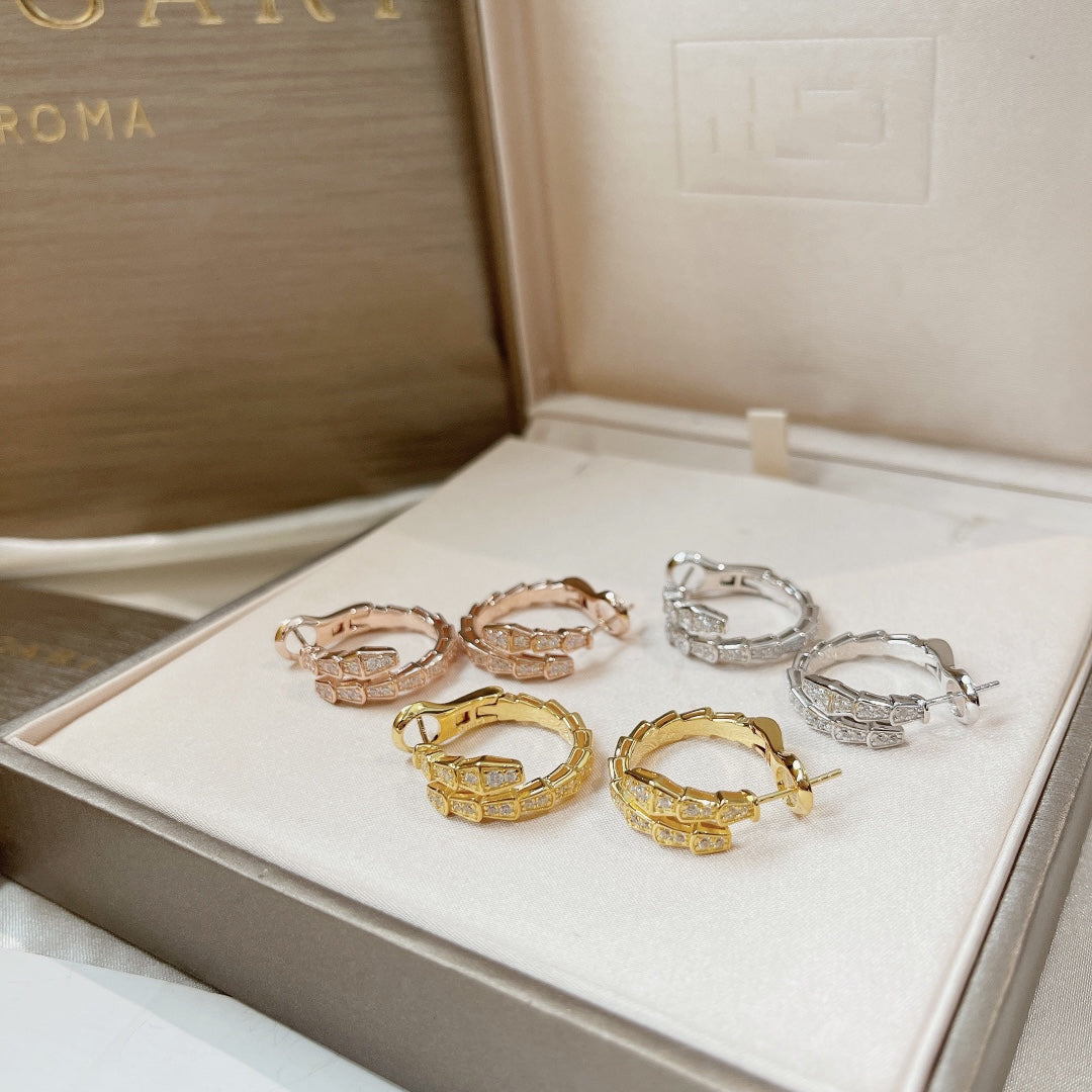 [Together Jewelry]SERPENTI EARRINGS DIAMOND