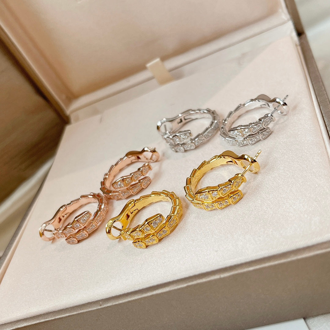 [Together Jewelry]SERPENTI EARRINGS DIAMOND