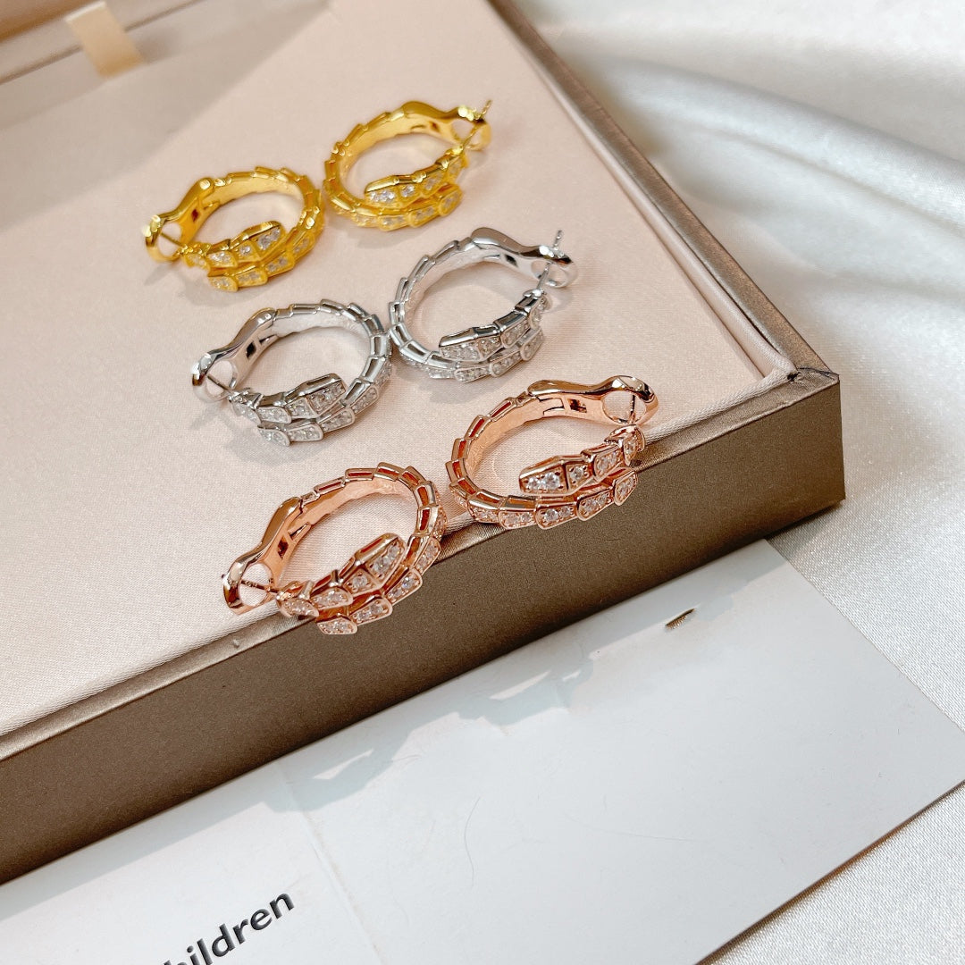 [Together Jewelry]SERPENTI EARRINGS DIAMOND