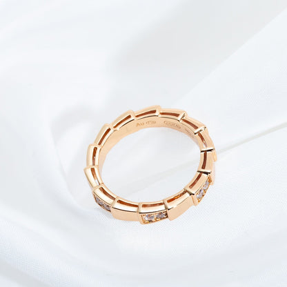 [Together Jewelry]SERPENTI RING PINK GOLD  3MM
